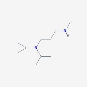 molecular formula C10H22N2 B15311824 N-[3-(methylamino)propyl]-N-(propan-2-yl)cyclopropanamine 