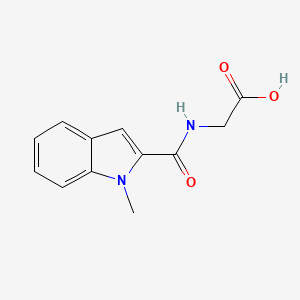 2-[(1-Methylindole-2-carbonyl)amino]acetic acid