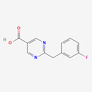 2-(3-Fluorobenzyl)pyrimidine-5-carboxylic acid