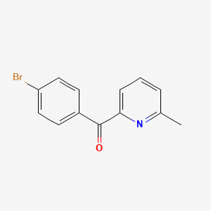 2-(4-Bromobenzoyl)-6-methylpyridine