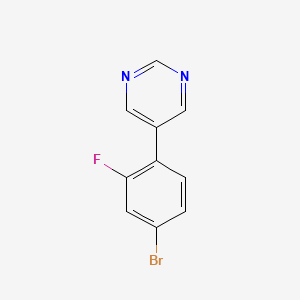 5-(4-Bromo-2-fluorophenyl)pyrimidine