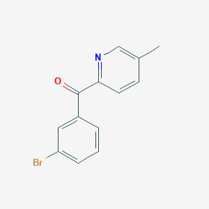 2-(3-Bromobenzoyl)-5-methylpyridine