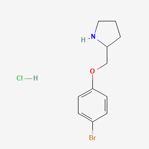 2-[(4-Bromophenoxy)methyl]pyrrolidine hydrochloride