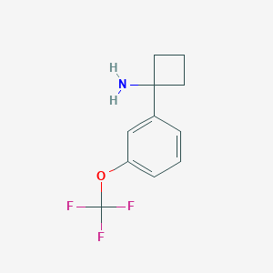 1-(3-(Trifluoromethoxy)phenyl)cyclobutan-1-amine