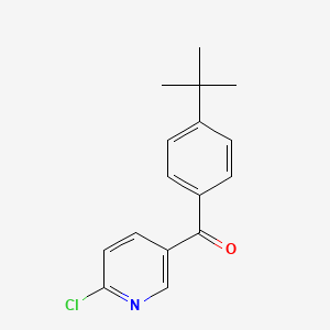 5-(4-tert-Butylbenzoyl)-2-chloropyridine