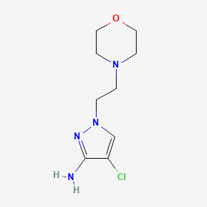 4-Chloro-1-(2-morpholinoethyl)-1h-pyrazol-3-amine