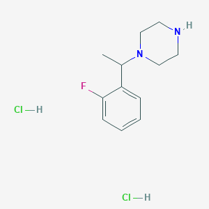1-[1-(2-Fluorophenyl)ethyl]piperazine dihydrochloride