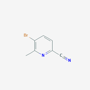 molecular formula C7H5BrN2 B1531194 5-Bromo-6-methylpicolinonitrile CAS No. 1173897-86-3