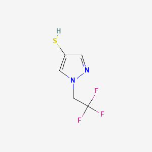 1-(2,2,2-trifluoroethyl)-1H-pyrazole-4-thiol