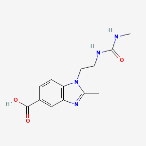 2-Methyl-1-(2-{[(methylamino)carbonyl]amino}ethyl)-1H-benzimidazole-5-carboxylic acid
