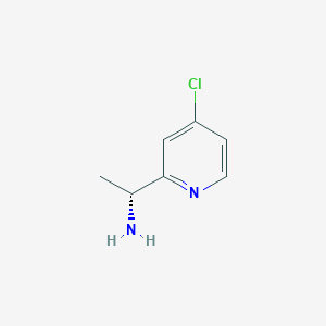 (1r)-1-(4-Chloropyridin-2-yl)ethan-1-amine