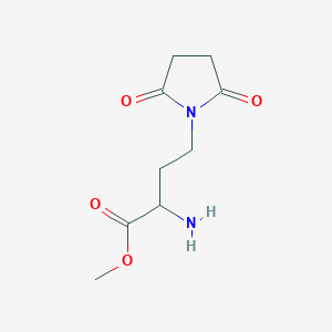 Methyl 2-amino-4-(2,5-dioxopyrrolidin-1-yl)butanoate