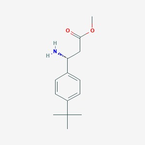 Methyl (r)-3-amino-3-(4-(tert-butyl)phenyl)propanoate