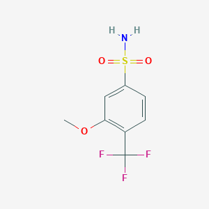 3-Methoxy-4-(trifluoromethyl)benzenesulfonamide