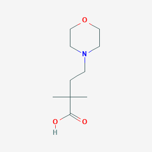 2,2-Dimethyl-4-morpholinobutanoic acid