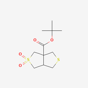 Tert-butyl 2,2-dioxo-hexahydro-2lambda6-thieno[3,4-c]thiophene-3a-carboxylate