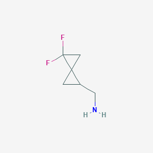 (4,4-Difluorospiro[2.2]pentan-1-yl)methanamine