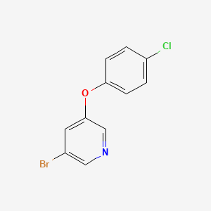 3-Bromo-5-(4-chlorophenoxy)pyridine