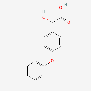 molecular formula C14H12O4 B15312186 2-Hydroxy-2-(4-phenoxyphenyl)acetic acid 