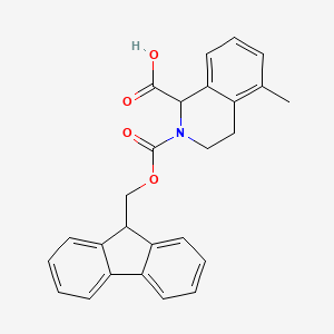 2-{[(9H-fluoren-9-yl)methoxy]carbonyl}-5-methyl-1,2,3,4-tetrahydroisoquinoline-1-carboxylicacid