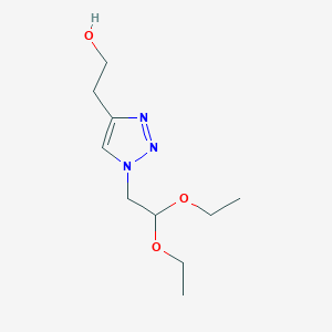 2-[1-(2,2-diethoxyethyl)-1H-1,2,3-triazol-4-yl]ethan-1-ol