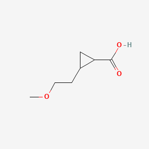 2-(2-Methoxyethyl)cyclopropane-1-carboxylic acid