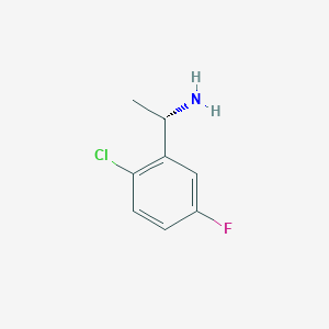 (1s)-1-(2-Chloro-5-fluorophenyl)ethan-1-amine