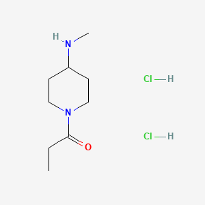 1-[4-(Methylamino)piperidin-1-yl]propan-1-onedihydrochloride