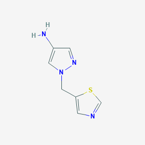 1-(1,3-Thiazol-5-ylmethyl)-1H-pyrazol-4-amine