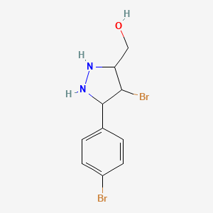 (4-Bromo-3-(4-bromophenyl)-1H-pyrazol-5-yl)methanol