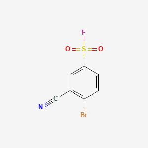 4-Bromo-3-cyanobenzene-1-sulfonyl fluoride