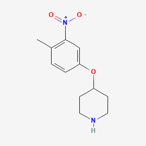 4-(4-Methyl-3-nitrophenoxy)piperidine