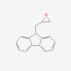 molecular formula C16H14O B15312421 2-[(9H-Fluoren-9-YL)methyl]oxirane CAS No. 63095-10-3