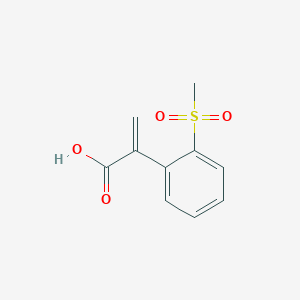 2-(2-Methanesulfonylphenyl)prop-2-enoic acid