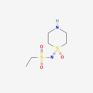 N-(1-Oxido-1l6-thiomorpholin-1-ylidene)ethanesulfonamide