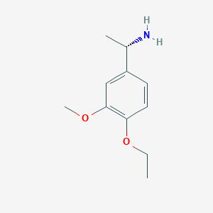 (S)-1-(4-Ethoxy-3-methoxyphenyl)ethan-1-amine