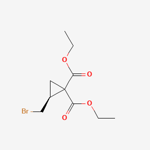 1,1-diethyl(2S)-2-(bromomethyl)cyclopropane-1,1-dicarboxylate