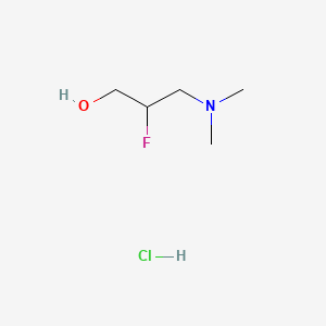 3-(Dimethylamino)-2-fluoropropan-1-olhydrochloride