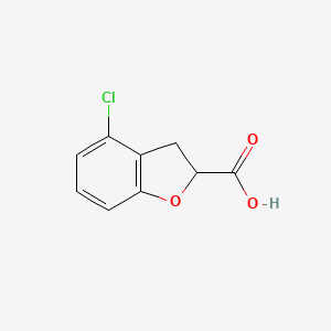 4-Chloro-2,3-dihydrobenzofuran-2-carboxylic acid