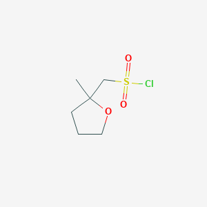 (2-Methyloxolan-2-yl)methanesulfonylchloride