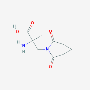 2-Amino-3-(2,4-dioxo-3-azabicyclo[3.1.0]hexan-3-yl)-2-methylpropanoic acid