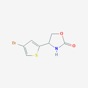 4-(4-Bromothiophen-2-yl)oxazolidin-2-one