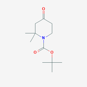 molecular formula C12H21NO3 B153126 Tert-butyl 2,2-dimethyl-4-oxopiperidine-1-carboxylate CAS No. 346593-03-1