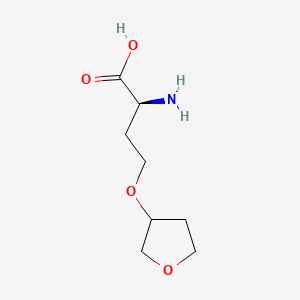 molecular formula C8H15NO4 B15312607 o-(Tetrahydrofuran-3-yl)-l-homoserine 