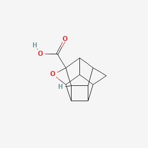 5-Oxahexacyclo[5.4.1.0^{2,6}.0^{3,10}.0^{4,8}.0^{9,12}]dodecane-4-carboxylicacid