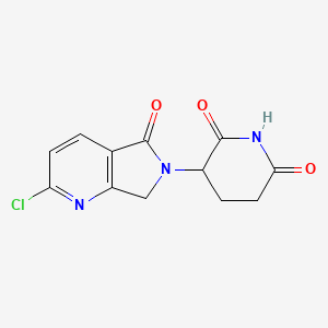 3-(2-chloro-5-oxo-5H-pyrrolo[3,4-b]pyridin-6(7H)-yl)piperidine-2,6-dione