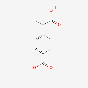 2-[4-(Methoxycarbonyl)phenyl]butanoic acid