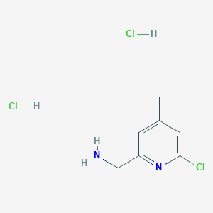 (6-Chloro-4-methylpyridin-2-yl)methanamine dihydrochloride