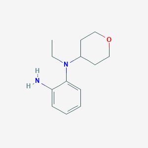 molecular formula C13H20N2O B1531267 N1-ethyl-N1-(oxan-4-yl)benzene-1,2-diamine CAS No. 1341568-87-3