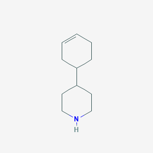 molecular formula C11H19N B15312718 4-(Cyclohex-3-en-1-yl)piperidine 